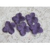 Цветы гортензии, цвет фиолетово-синий, 40мм, 10 цветочков