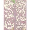 Силуэты (Флора и фауна) Стикеры картонные для скрапбукинга K&Company