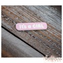 Чипборд Мини-табличка "It's a GIRL" 