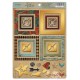 Рамки из чипборда с фольгированием (золото) для скрапбукинга 30шт Time to Dream от Scrapmir