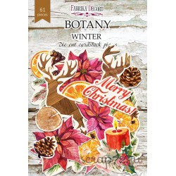 Набор высечек коллекция "Botany winter", 61 шт