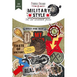 Набор высечек коллекция "Military style",  77 шт