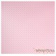 Бумага для скрапбукинга с фольгированием «Горошек» розовый, 30,5 × 30,5 см, 250 г/м